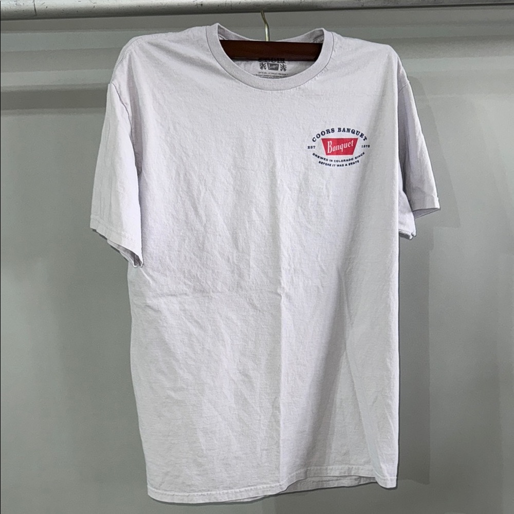 White/grey Banquet T-Shirt